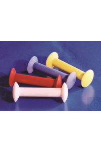 Barreau aimanté en PTFE, forme haltères, longueur x diamètre, 35 x 8 mm Barreau aimanté en PTFE,...